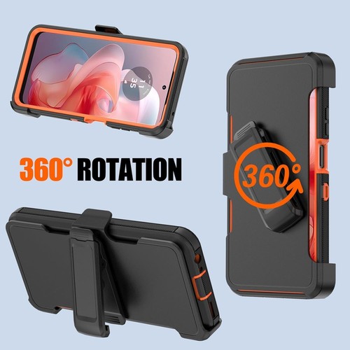 For Moto G Power 5G/G Stylus/G 5G 2025 2024 Case Belt Holster +Screen Protector - 第 26/36 張圖片