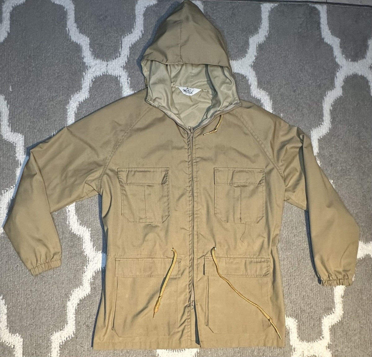 vintage woolrich jacket Mountain Parka Lightweight Size M Mist | eBay
