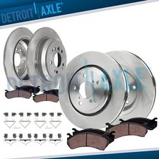 8pc Front Rear Disc Brake Rotors Ceramic Brake Pads for Honda Pilot Ridgeline