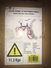 pedal pals 14 inch galaxia kids bike