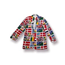 Adrienne Vittadini 80s Colorful Blazer Vintag...