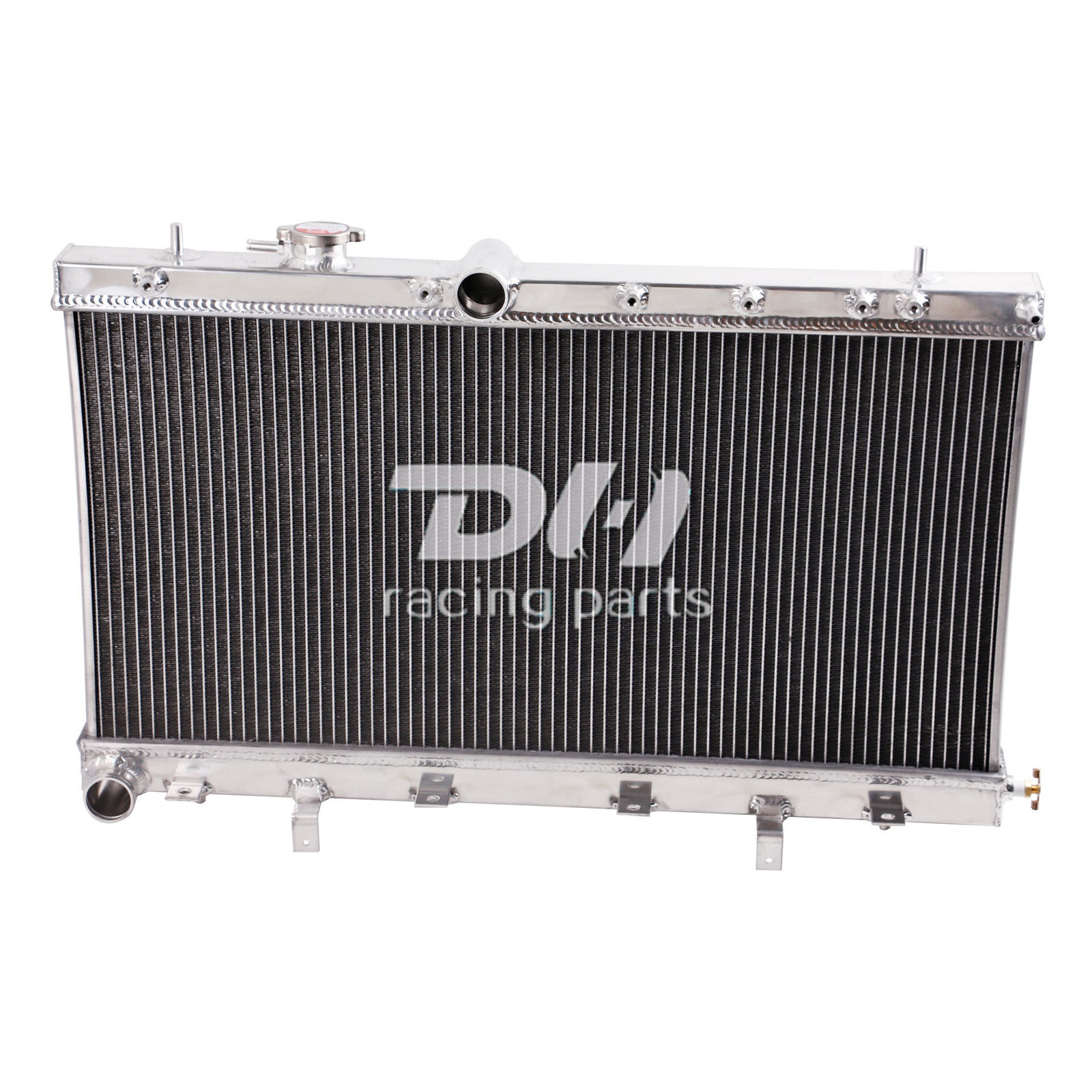 FILA Radiatore in alluminio 2 file per Subaru Impreza GDA GDB WRX Wrx Sti MT 2002 2007 2.0L 2.5L