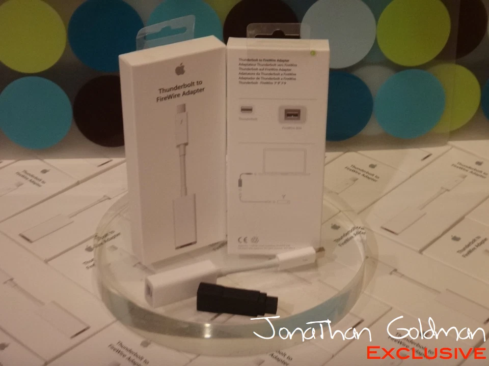 Apple Thunderbolt to FireWire Adapter MD464LL/A A1463 NEW BOX with FW400 Adapter - Image 3 of 3