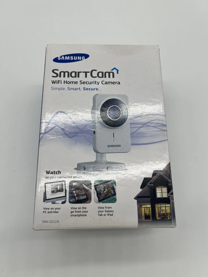 Monitor de cámara de seguridad para el hogar Samsung SNH-1011N SmartCam WiFi nuevo en caja | L303 Foto 2 de 4