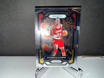 2023-24 NBA Panini Prizm Hakeem Olajuwon #191 Base Card