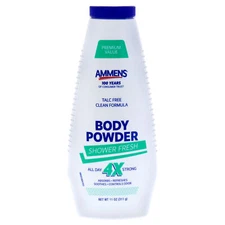 Shower Fresh Powder by Ammens for Unisex - 11 oz Powder