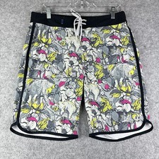 William Murray Board Shorts Mens 30 Allover Animal Print Beach Weekend Preppy