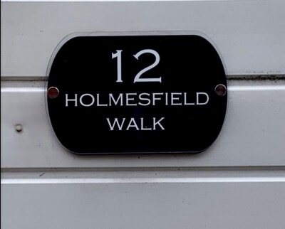 Hausnummernschilder Türnummern personalisiert Acryl Türschild Straßenname