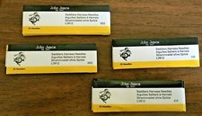 25 John James Saddlers Harness Needles - 4 Sizes Leather Sewing Blunts England