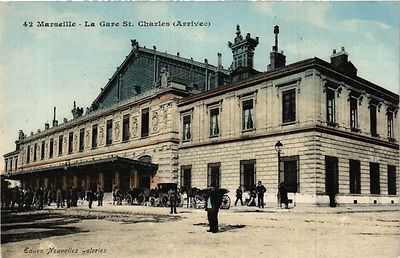 CPA AK MARSEILLE La Gare St-Charles (403452)