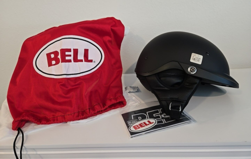 BELL HELMET Pit Boss Matte Black SIZE MEDIUM 2033201 Cruiser NEW WITH TAGS & BAG