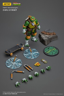 JOYTOY 1/18 Teenage Mutant Ninja Turtles action figures TMNT 4.3in