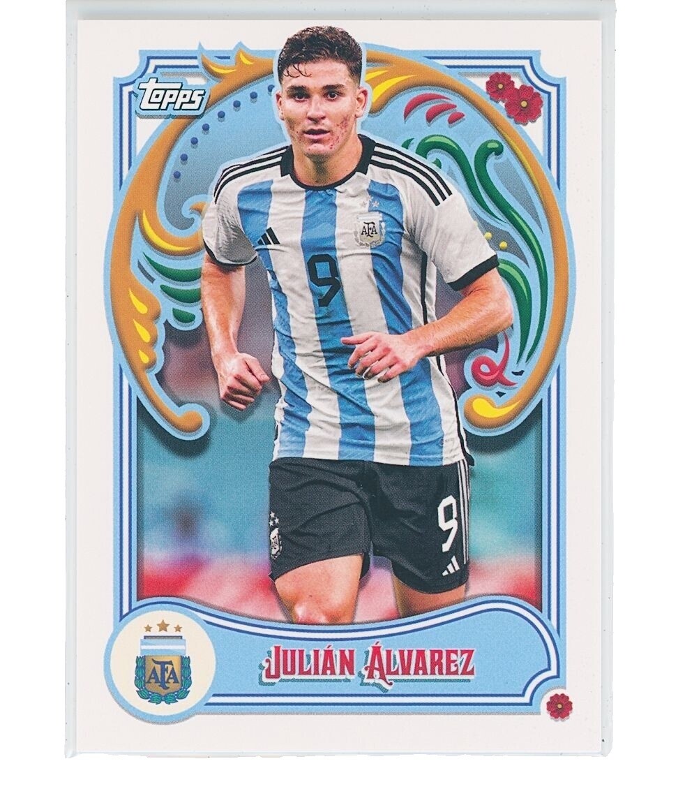アルバレス　TOPPS ARGENTINA FILETEADO 25枚限定 2023 Topps Argentina Fileteado Checklist, Box Info, Details
