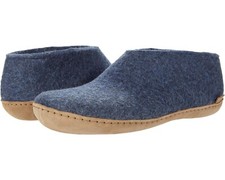 Glerups Z115107 Mens Denim Wool Closed Heel Slipper Shoe Size EU 46 US 12