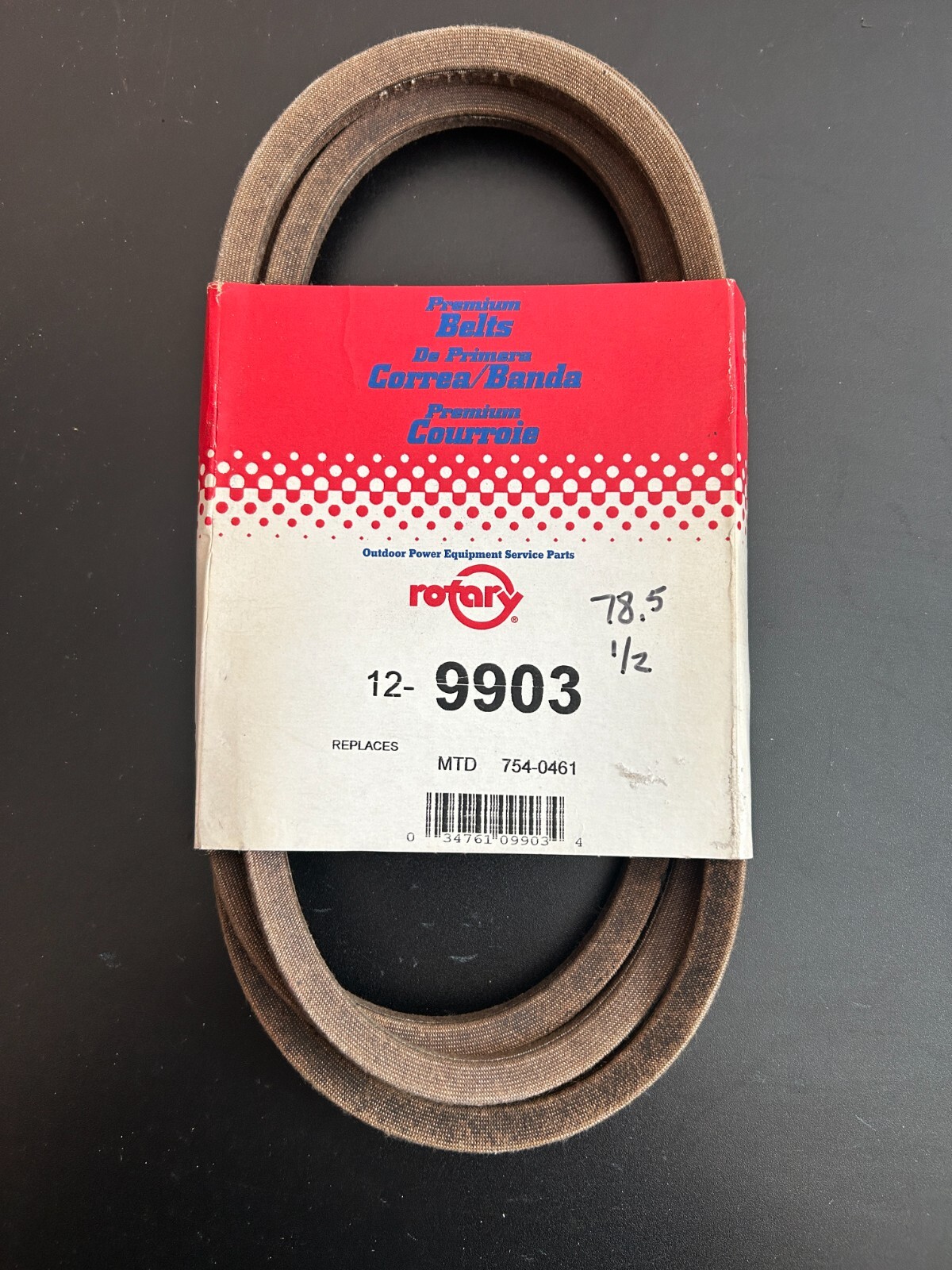 Rotary 9903 Engine Belt Replacement for MTD 954-0461 Transmission