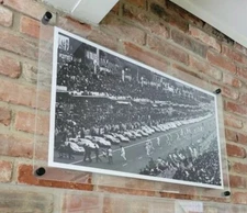 Double Panel Floating Acrylic Frame - Round Corners - Custom Size Available