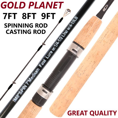 Fishing Pole Spinning Casting Rod Carbon Fiber Portable Medium Fast Lightweight
