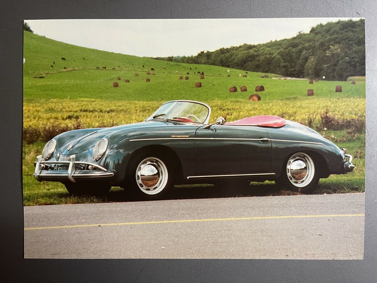 1958 Porsche 356A Speedster Calendar Picture, Print - RARE