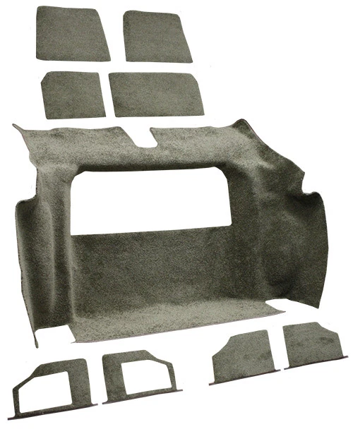 1981-1982 Chevrolet Corvette замена Cutpile ковер задняя часть - Изображение 2 из 4