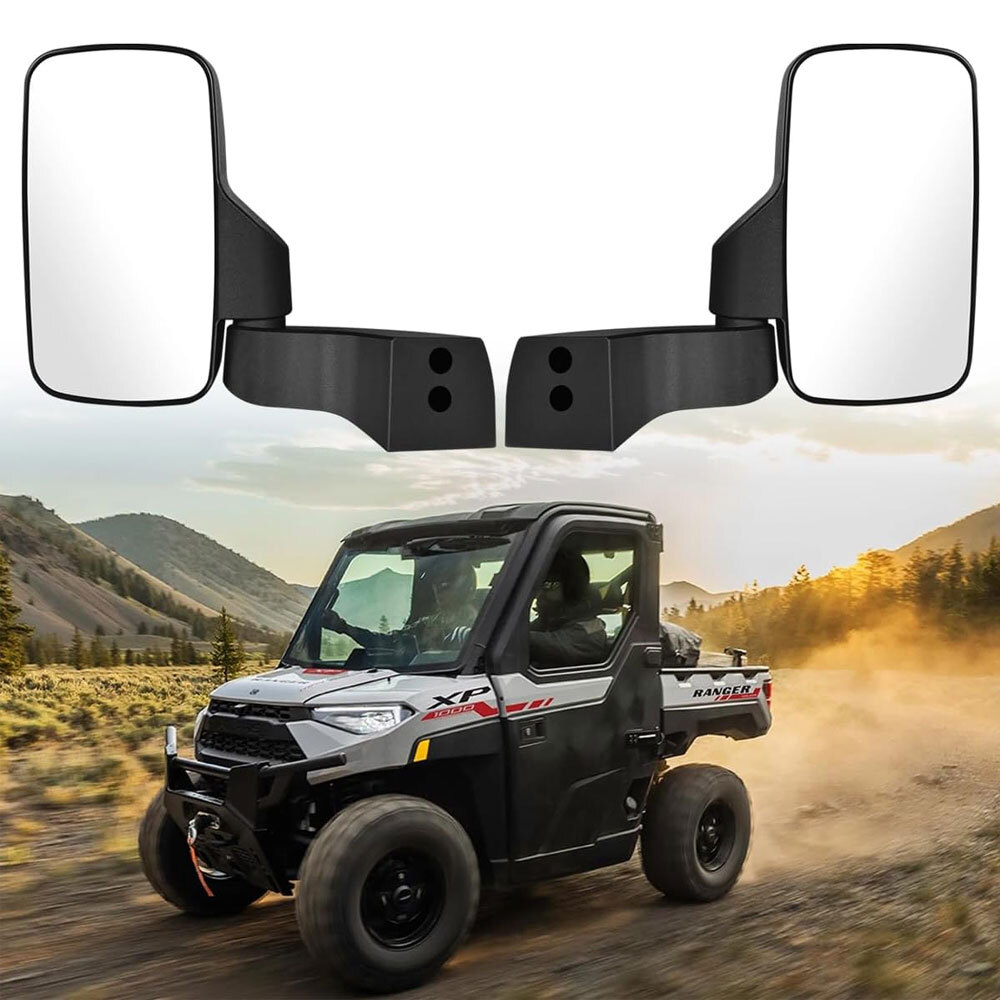 For Polaris Ranger XP 1000 & Northstar Side View Mirrors Hard Door