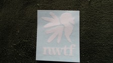 Autocollant décalcomanie 3 1/4" x 3 7/8" Fédération de Turquie faune nationale neuf avec étiquette