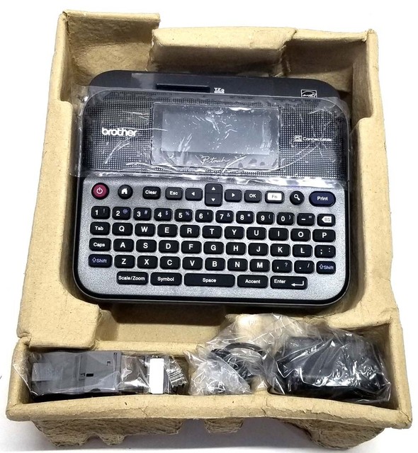 Brother Printer PTD600 PC Connectible Label Maker Black for sale online