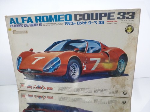 OTAKI JAPAN OT-3-22-1500 ALFA ROMEO COUPE 33 -RARE- 1:16 - UNBUILT KIT IN BOX - Bild 11 von 11