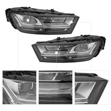 For 2017 2018 2019 Audi Q7 Full Led Headlight Headlamp Assembly Left/right Side