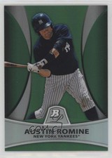 2010 Bowman Platinum Prospects Green Refractor 311/499 Austin Romine #PP19 8u9