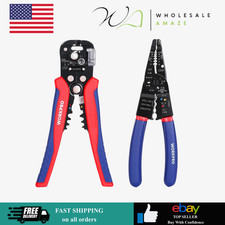WORKPRO Wire Stripper Set, 8-Inch Multi-Tool Stripper and 8-Inch Self-Adjusting