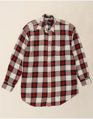 CHAPS RALPH LAUREN Herren Flanellhemd Large rot kariert Baumwolle AQ03
