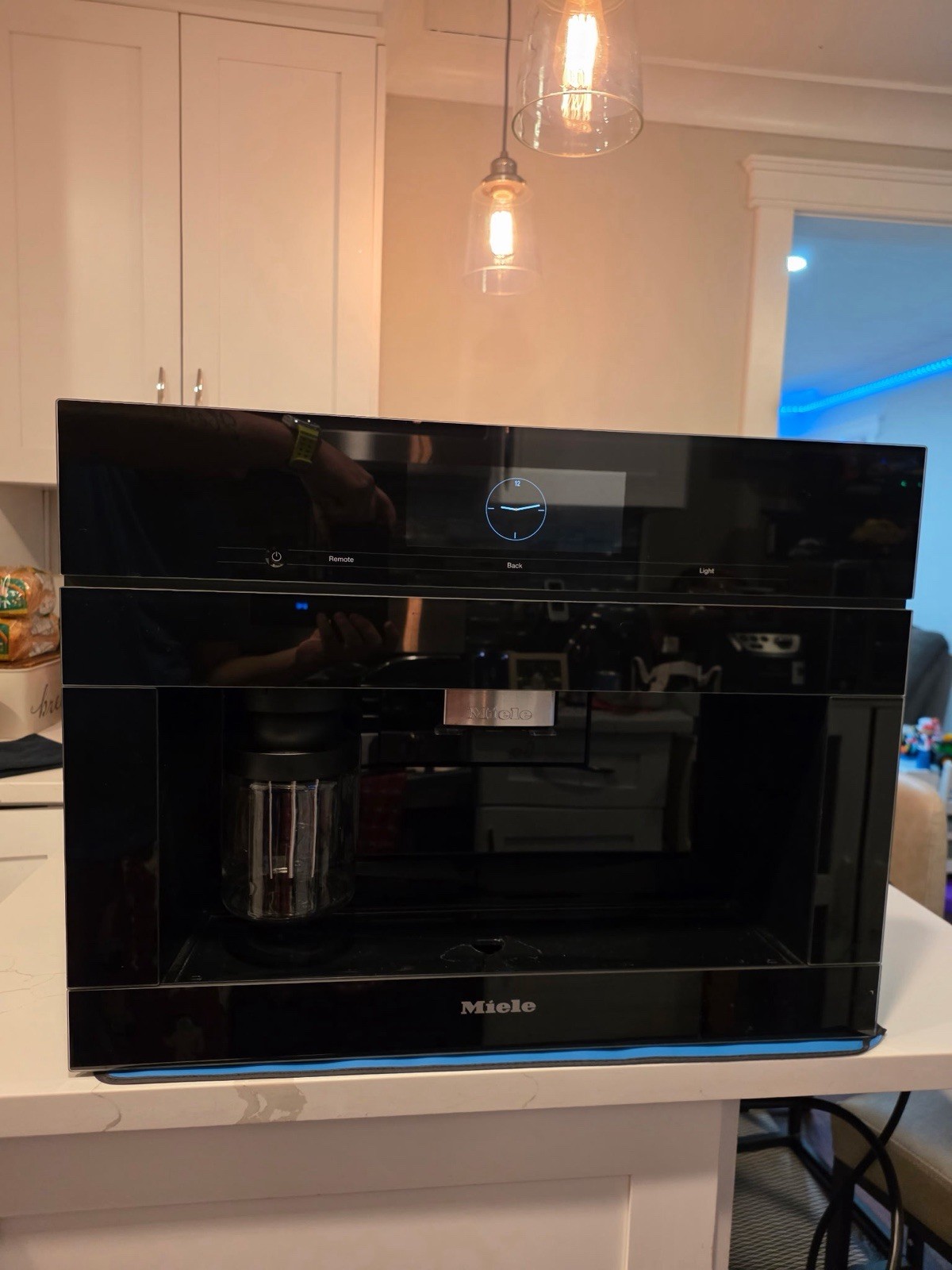 Miele CVA7845OBS Plumbed Programmable Built In Coffee Machine