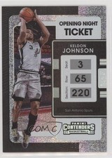 2021-22 Panini Contenders FOTL Opening Night Ticket 8/25 Keldon Johnson #1 10k8