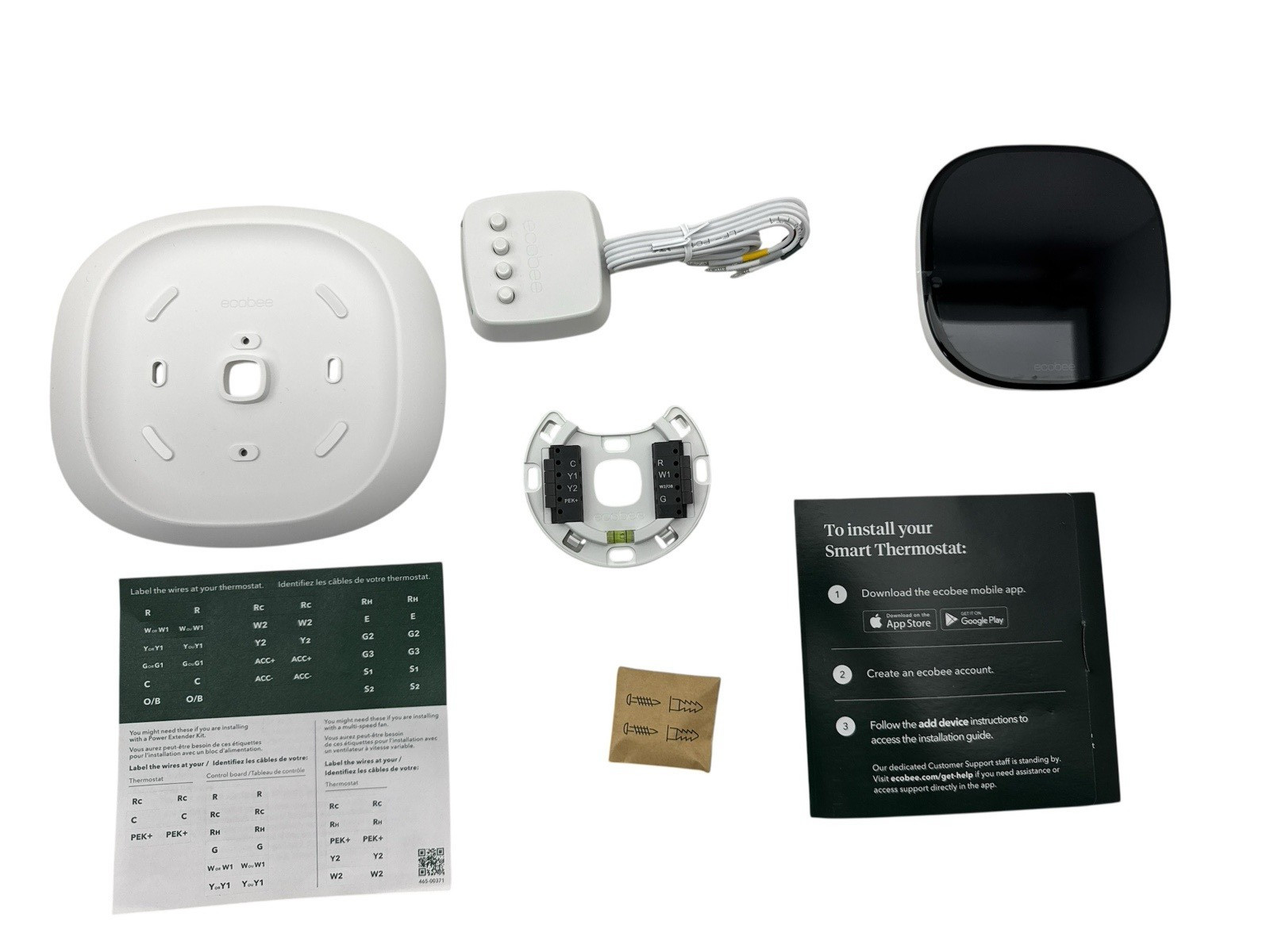 Termostato inteligente Ecobee mejorado negro EB-STATE6L-01 (OB)