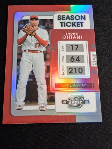 2022 Panini Chronicles - Contenders Optic Shohei Ohtani #4 Holo Prizm Angels 