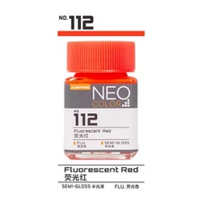 JUMPWINDNEO COLOR Fluorescent Semi-gloss Model Paint - 18ml Nitro Oil-based 