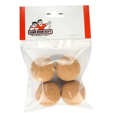 Natural Cork Foosballs Compatible With Shelti, Tornado and Dynamo - Set of 4