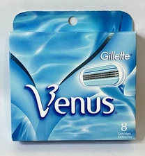 Gillette Venus Refill Razor Blade Cartridges 8 Count Shave Gel Bars