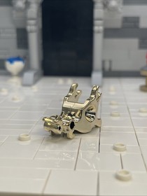 LEGO Dragon Head Chrome Gold Animal Castle Oriental 7419 8800 43900 - x1