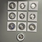 Buffalo Nickel Design 1/4 oz .999 Fine Silver Round Golden State Mint Lot Of 10