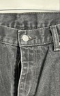 Levi's Mens Black 505 Cotton Dark Wash 5-Pocket Design Straight Jeans Sz W38XL34 — photo 6