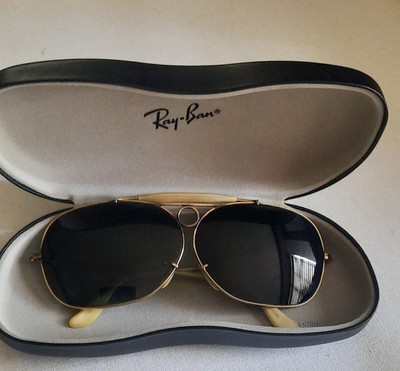 AUTHINTIC RAY BAN SHOOTER B & L SUNGLASSES Made USA with Case
