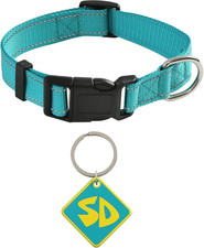 Dog Halloween Costume SD Tag with Nylon Adjustable Collar for Small Medium Large