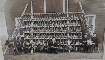 ENTENJÄGER FLINTEN GROSSES GERAHMTES FOTO 40 X 34 CM Jagd Jäger Jagd L