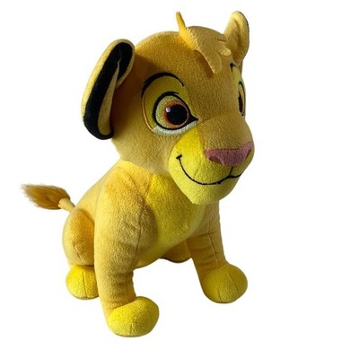 Disney The Lion King Simba Plush Stuffed Animal Toy Yellow Animated Classic