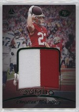 2023 Panini Luminance Jumbo Relics Prime Green 11/25 Christian McCaffrey qf8