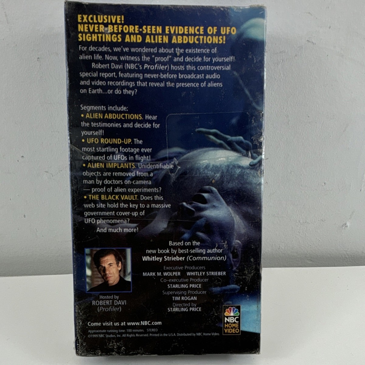 NBC Home Video Confirmation: The Hard Evidence of Aliens VHS 1999