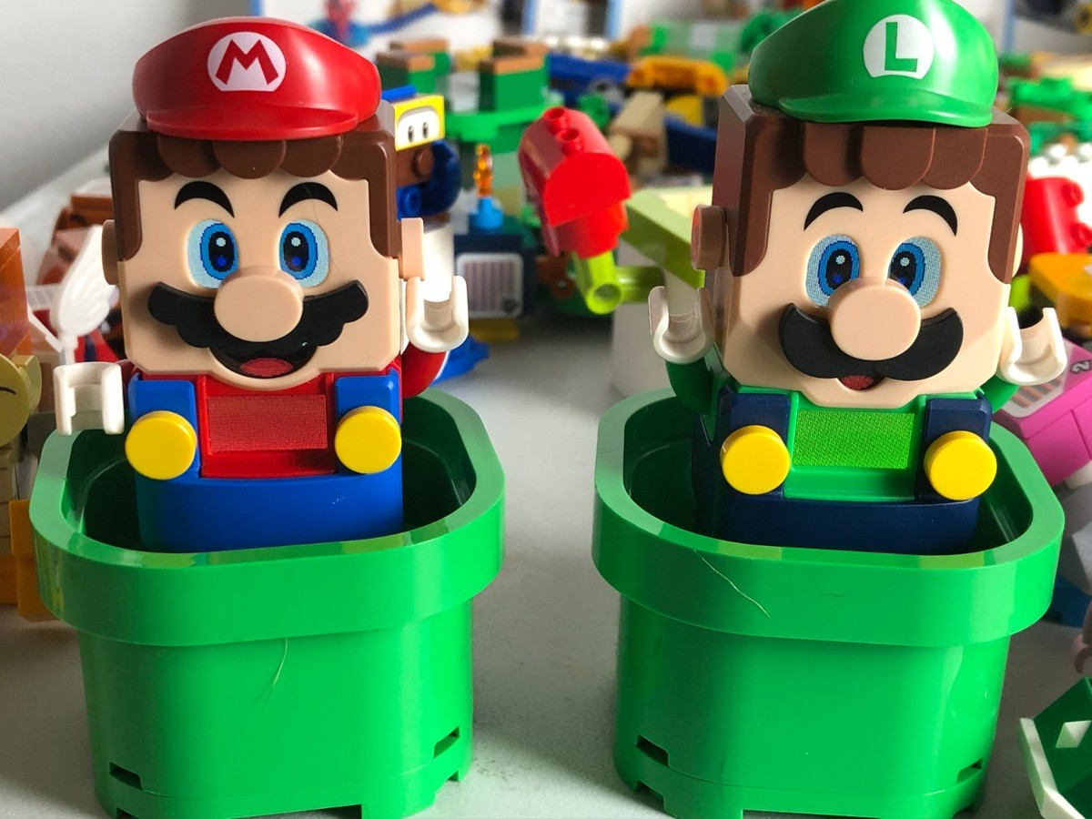 LEGO Super Mario Adventures lot Mario Luigi Birdo Works!