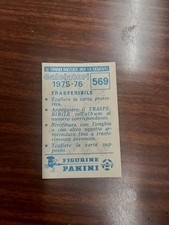 FIGURINA PANINI CALCIATORI 1975 - 1976 - TRASFERELLI - SCUDETTO VARESE N.569