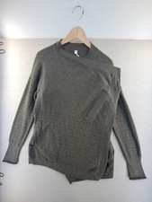 Lululemon Cardigan Womens 6 Green Sweater Shawl Wrap Crisp Air Don't Care